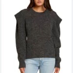Nation Ltd Vicki Bold Shoulder Sweater-LL17